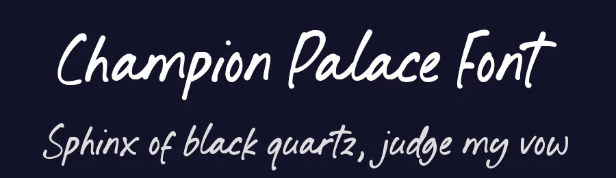 Champion Palace Font by Timur type — Script Handwritten Font — thumbnail 2
