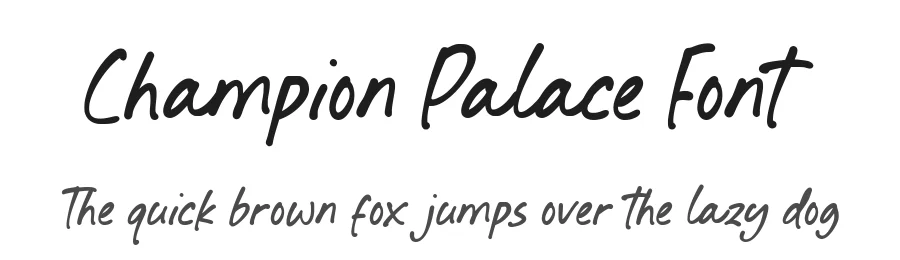 Champion Palace Font by Timur type — Script Handwritten Font