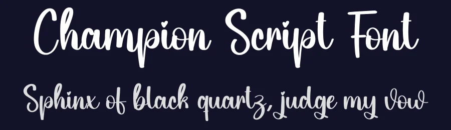 Champion Script Font by creativeletter — Script Handwritten Font — thumbnail 2