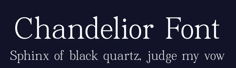 Chandelior Font by Amorfa Type — Serif Font — thumbnail 2