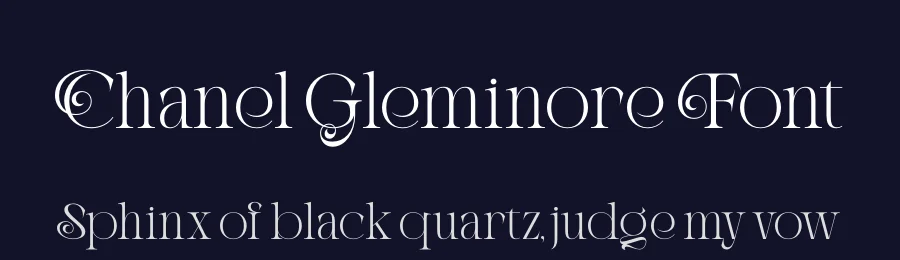 Chanel Gleminore Font by timelesstype.co — Serif Font — thumbnail 2