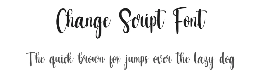 Change Script Font by inermediaSTUDIO — Script Handwritten Font