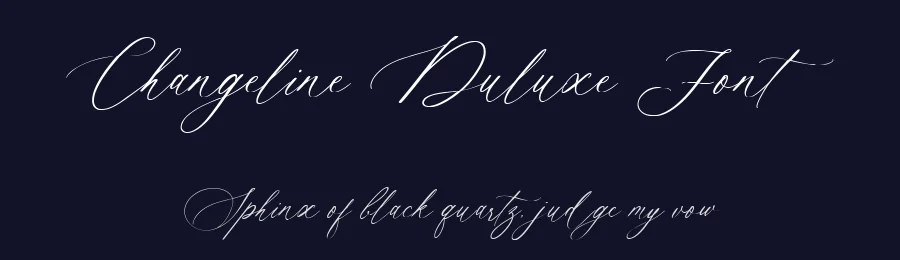 Changeline Duluxe Font by metafontsy — Script Handwritten Font — thumbnail 2