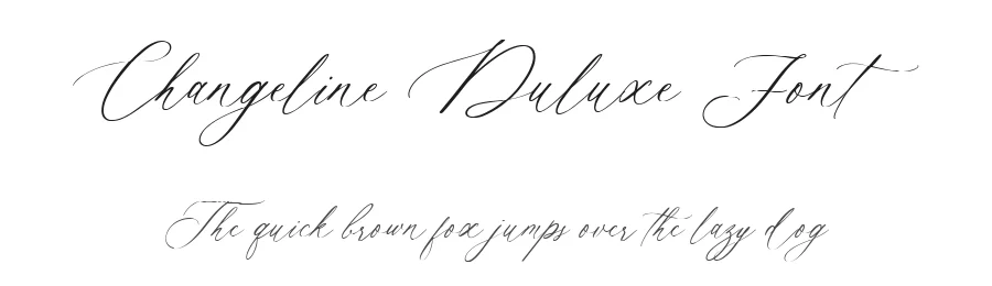 Changeline Duluxe Font by metafontsy — Script Handwritten Font