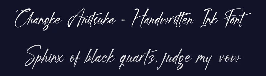Changke Anitsuka – Handwritten Ink Font by letterenastudios — Serif Font — thumbnail 2