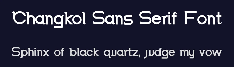 Changkol Sans Serif Font by alifreja — Sans Serif Font — thumbnail 2