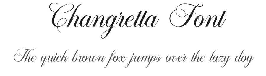 Changretta Font by Bagus Panji Asmoro — Script Handwritten Font
