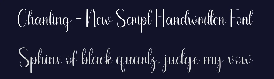 Chanting – New Script Handwritten Font by andikastudio — Script Handwritten Font — thumbnail 2