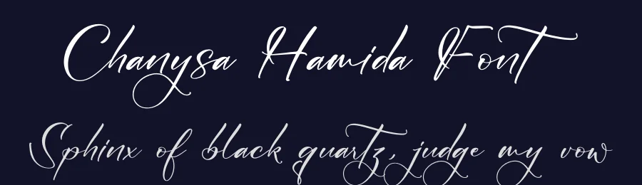Chanysa Hamida Font by letterfabric — Script Handwritten Font — thumbnail 2