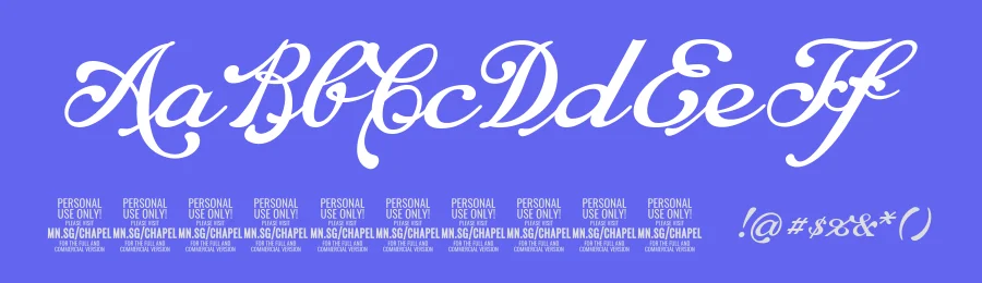 Chapel Script Font by Måns Grebäck — Script Handwritten Font — thumbnail 3