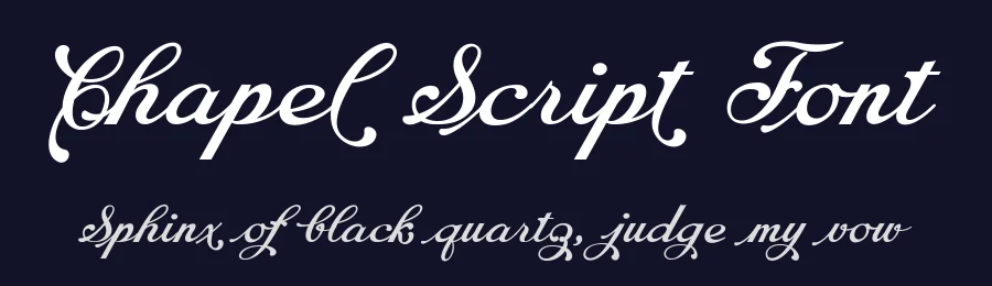 Chapel Script Font by Måns Grebäck — Script Handwritten Font — thumbnail 2
