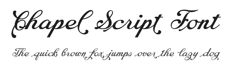 Chapel Script Font by Måns Grebäck — Script Handwritten Font