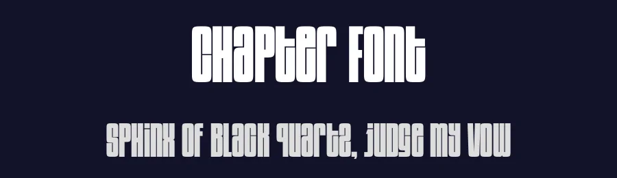 Chapter Font by Funtype — Decorative Font — thumbnail 2