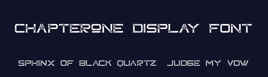 ChapterOne Display Font by DikasStudio — Serif Font — thumbnail 2