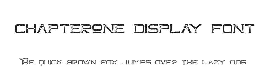 ChapterOne Display Font by DikasStudio — Serif Font