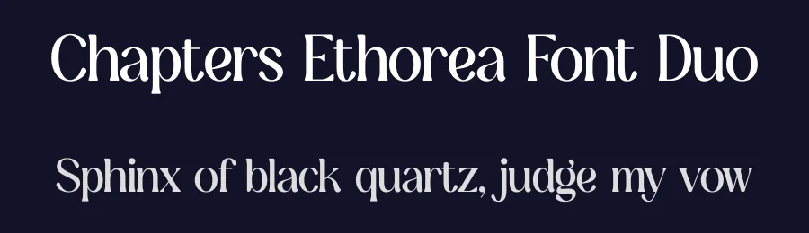 Chapters Ethorea Font Duo by Storytype — Serif Font — thumbnail 2