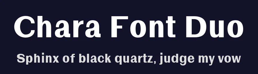 Chara Font Duo by AndrewPixel — Serif Font — thumbnail 2