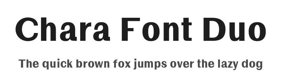 Chara Font Duo by AndrewPixel — Serif Font