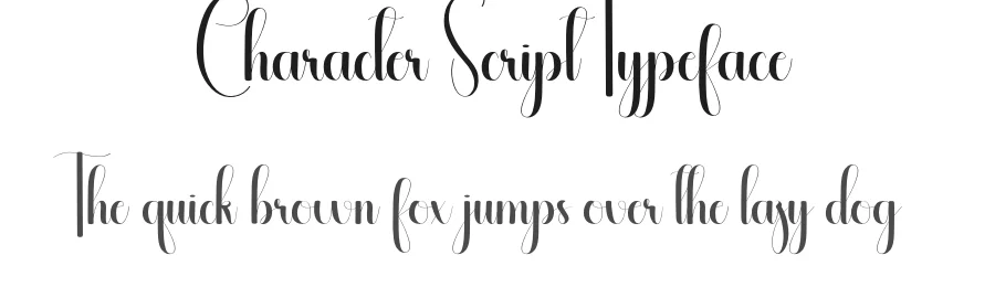 Character Script Typeface by andikastudio — Script Handwritten Font