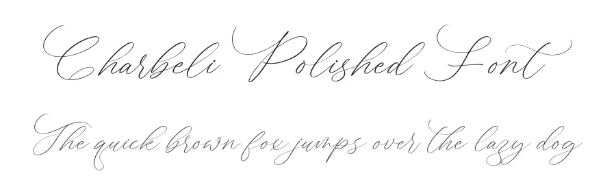 Charbeli Polished Font by stylishtype.co — Script Handwritten Font