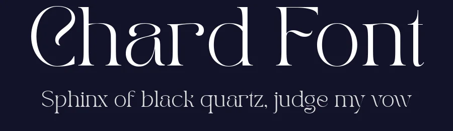 Chard Font by metafontsy — Display Font — thumbnail 2