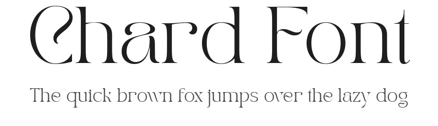 Chard Font by metafontsy — Display Font