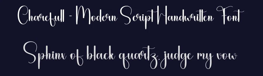 Charefull – Modern Script Handwritten Font by andikastudio — Script Handwritten Font — thumbnail 2