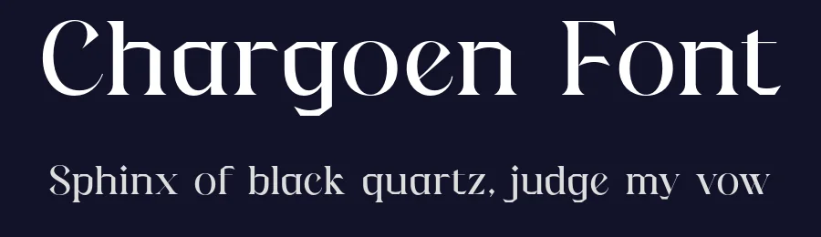 Chargoen Font by Meliora Studio — Serif Font — thumbnail 2