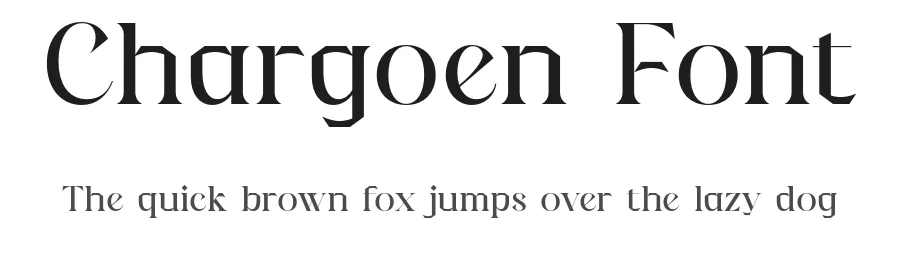 Chargoen Font by Meliora Studio — Serif Font