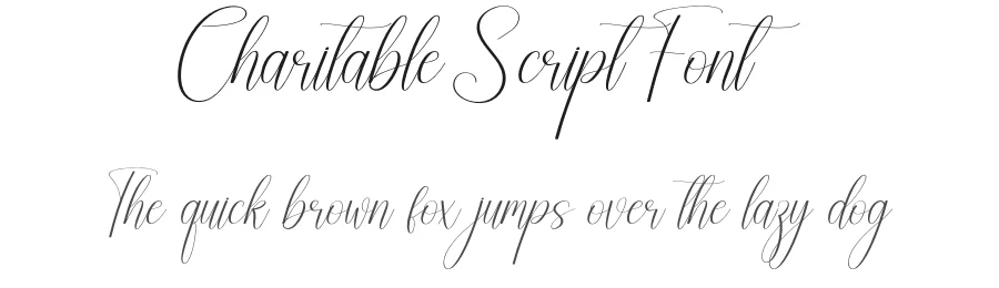 Charitable Script Font by andikastudio — Script Handwritten Font