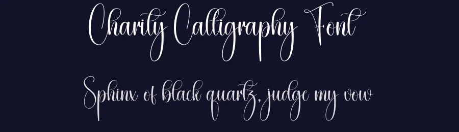 Charity Calligraphy Font by creativeletter — Script Handwritten Font — thumbnail 2