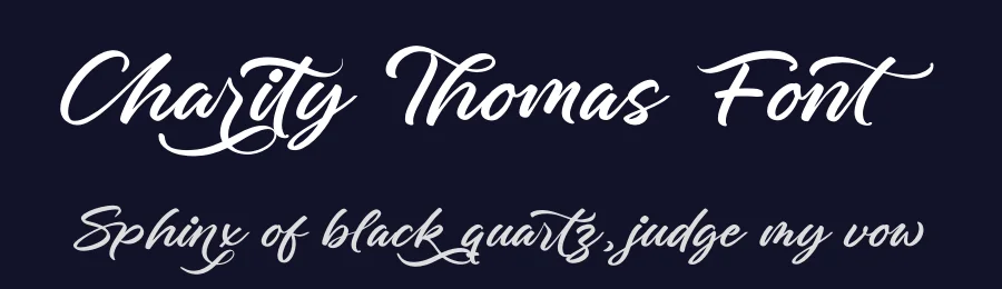 Charity Thomas Font by stylishtype.co — Script Handwritten Font — thumbnail 2