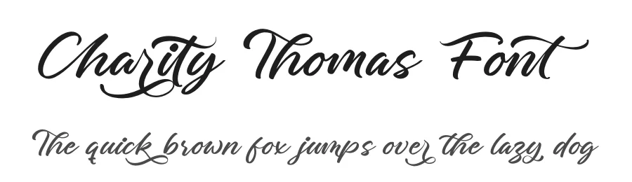 Charity Thomas Font by stylishtype.co — Script Handwritten Font