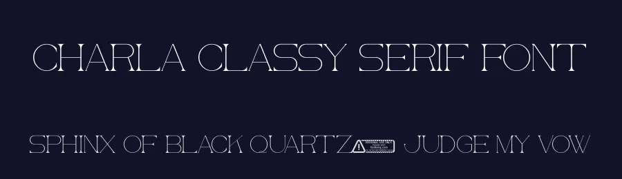 Charla Classy Serif Font by Kong Font — Sans Serif Font — thumbnail 2
