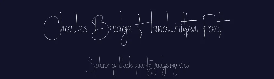 Charles Bridge Handwritten Font by Chococreator — Script Handwritten Font — thumbnail 2