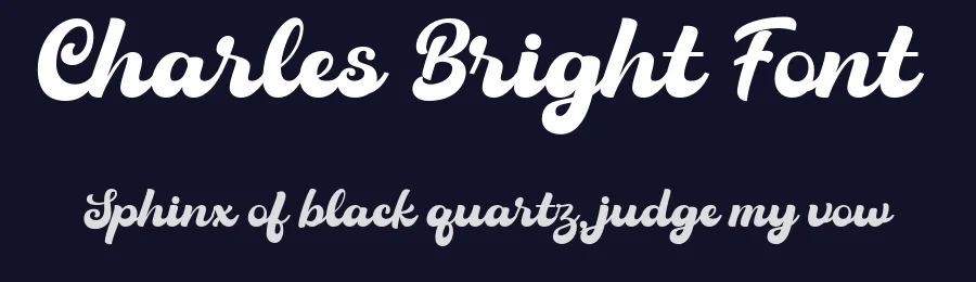Charles Bright Font by Letterflow — Script Handwritten Font — thumbnail 2