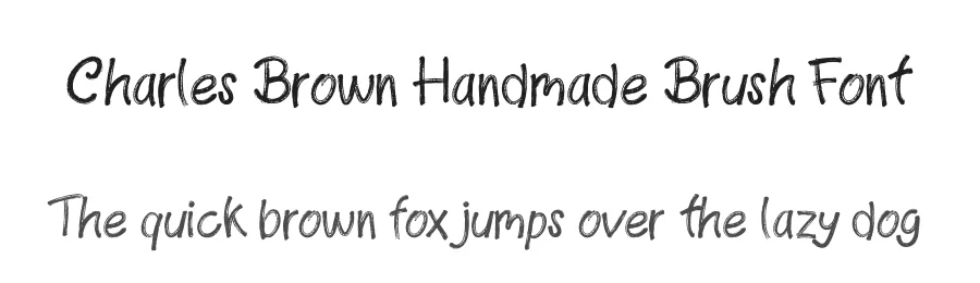 Charles Brown Handmade Brush Font by GraphicSauce — Decorative Font