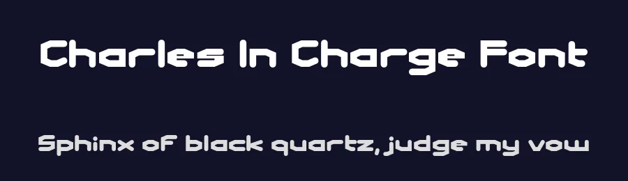Charles In Charge Font by Typodermic — Display Font — thumbnail 2