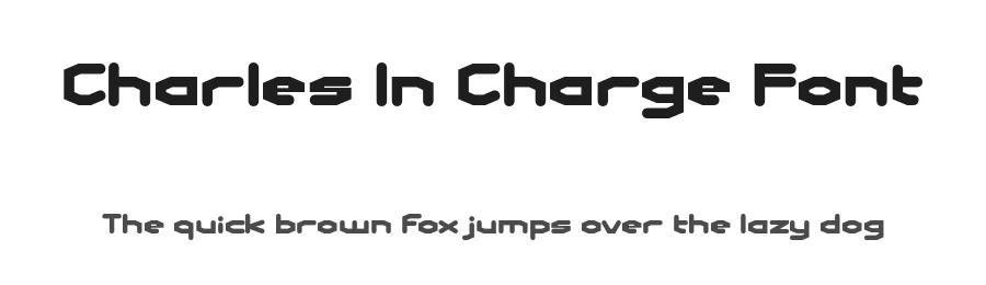 Charles In Charge Font by Typodermic — Display Font