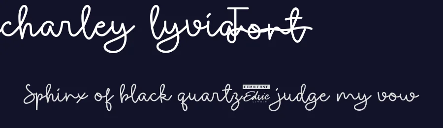 Charley Lyvia Font by edricstudio — Script Handwritten Font — thumbnail 2