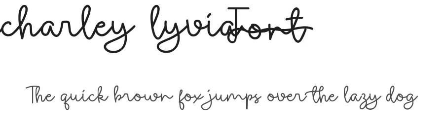 Charley Lyvia Font by edricstudio — Script Handwritten Font