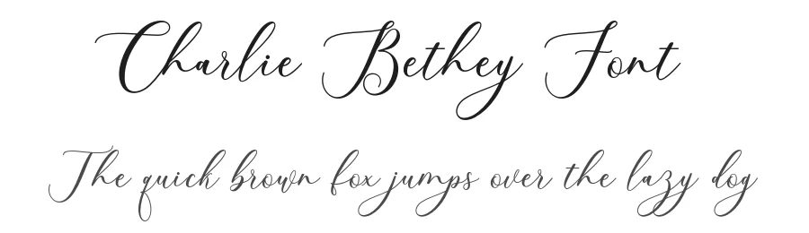 Charlie Bethey Font by Abyanstudio — Script Handwritten Font