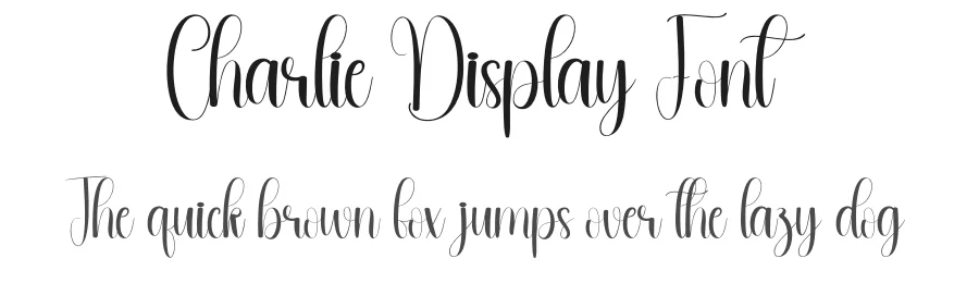 Charlie Display Font by andikastudio — Script Handwritten Font