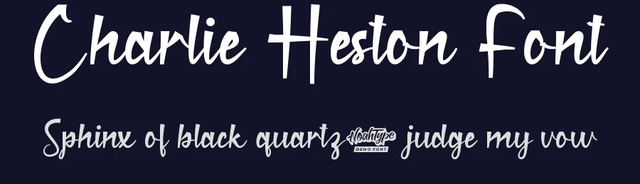Charlie Heston Font by noahtype — Script Handwritten Font — thumbnail 2