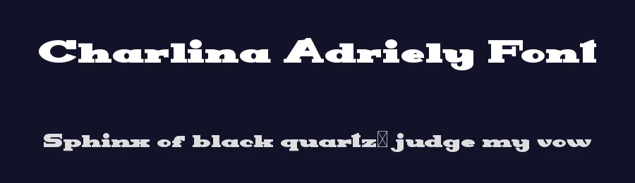 Charlina Adriely Font by edricstudio — Display Font — thumbnail 2