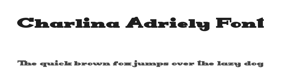 Charlina Adriely Font by edricstudio — Display Font