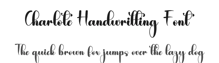 Charlote Handwritting Font by freshtypeink — Script Handwritten Font