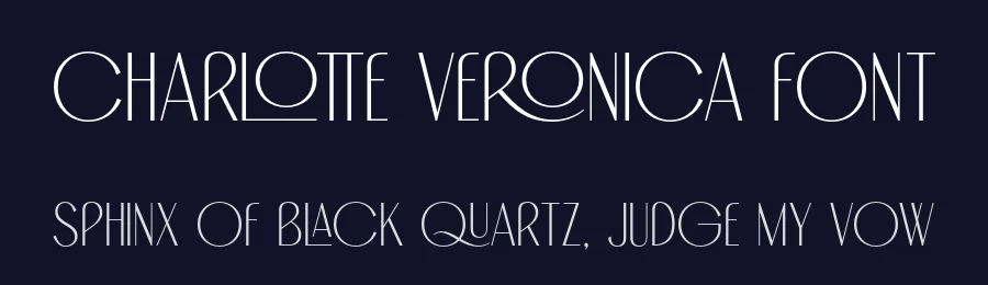 Charlotte Veronica Font by grezlinestudio — Display Font — thumbnail 2
