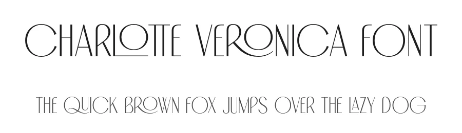 Charlotte Veronica Font by grezlinestudio β Display Font