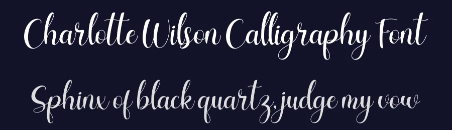 Charlotte Wilson Calligraphy Font by letterenastudios — Script Handwritten Font — thumbnail 2